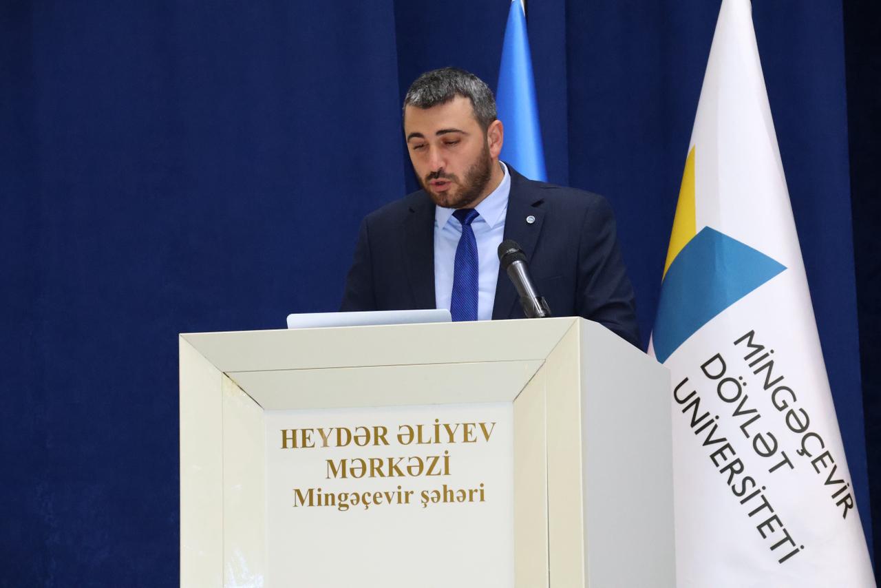 Davamlı İnkişaf Strategiyaları üzrə III Beynəlxalq Konfransda Ülvi Məmmədov elmi məqalənin təqdimatını edib