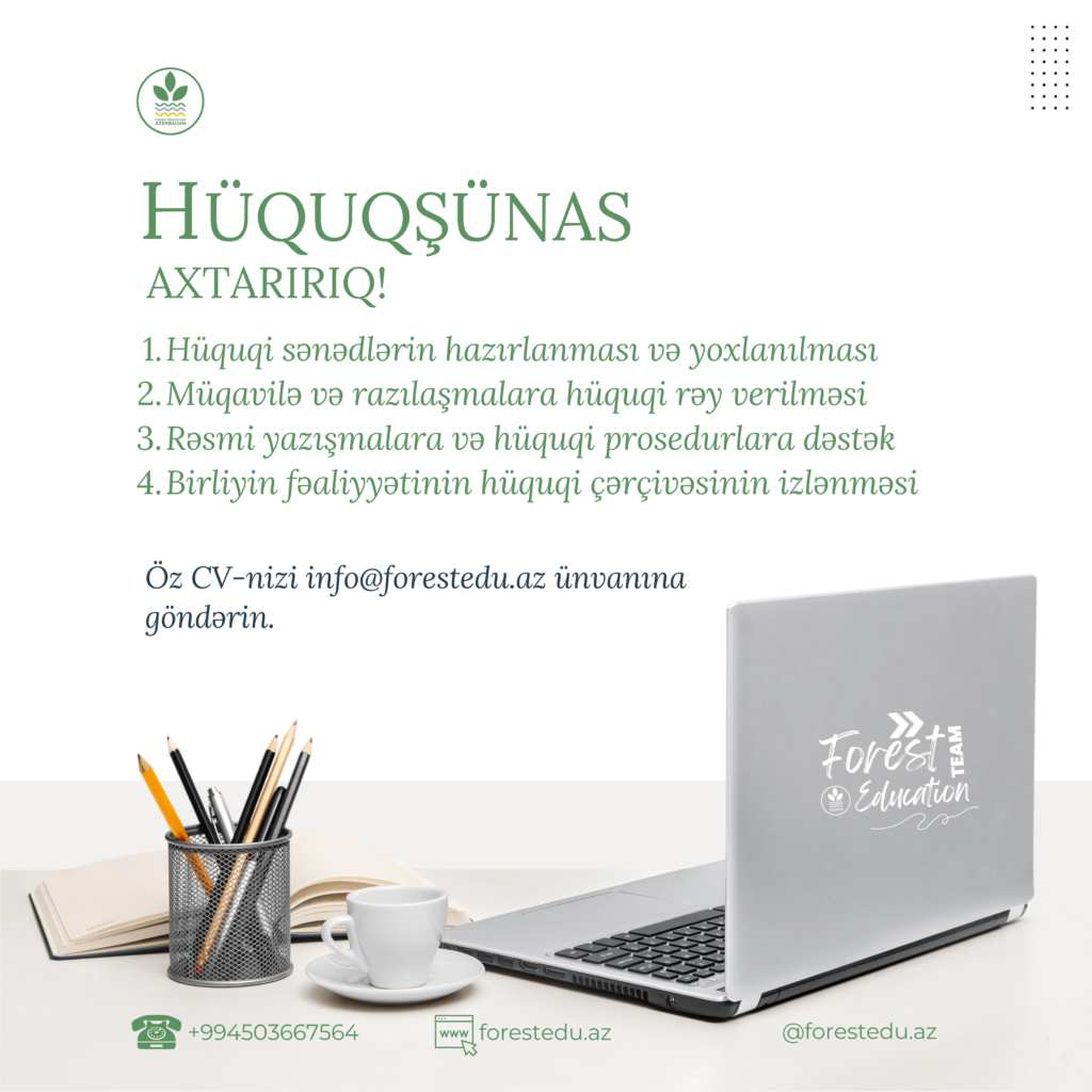 Hüquqşünas axtarırıq!