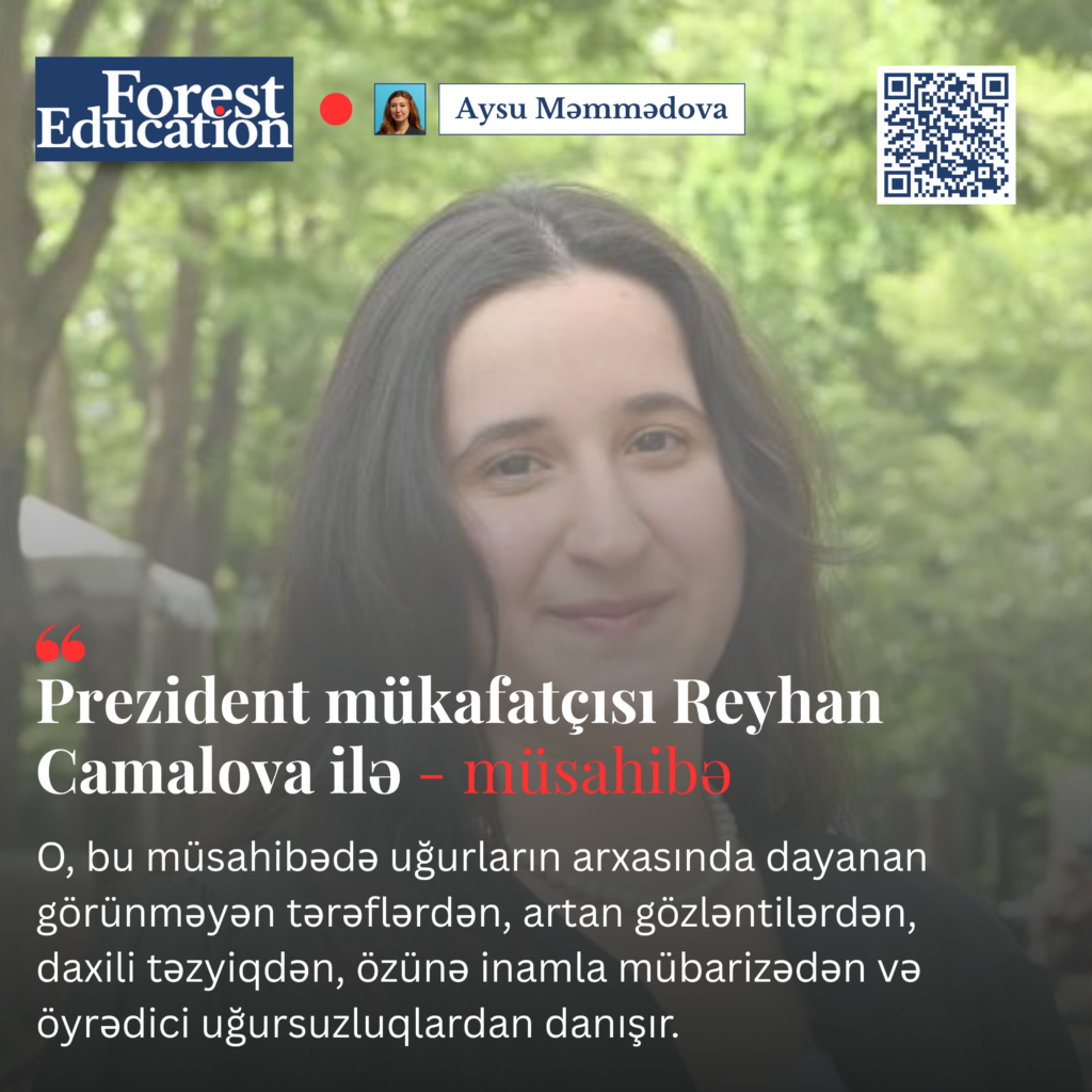 Gənc ixtiraçı, Prezident mükafatçısı Reyhan Camalova ilə – müsahibə