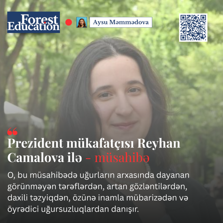 Gənc ixtiraçı, Prezident mükafatçısı Reyhan Camalova ilə – müsahibə